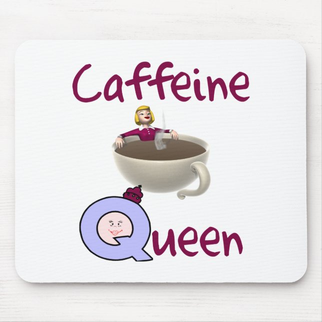 Funny Coffee Lover Mouse Pad (Front)