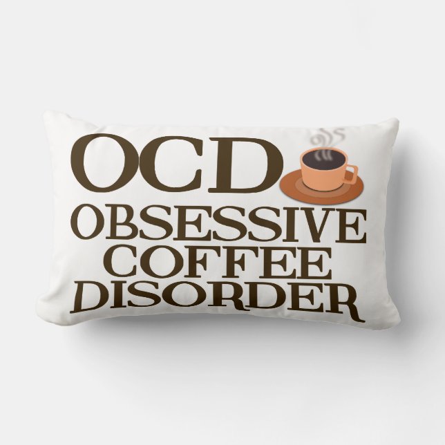 Funny Coffee Lumbar Pillow (Front)