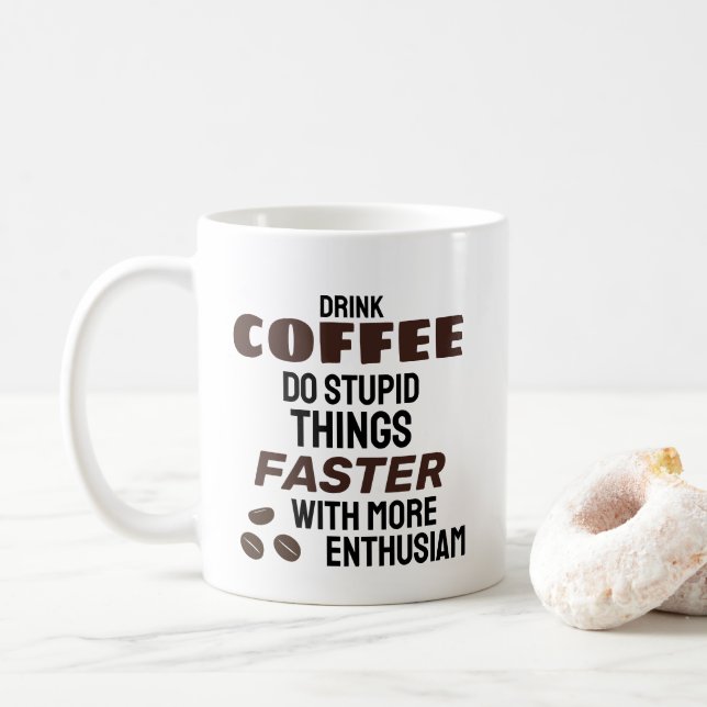 Funny Coffee Mug (With Donut)