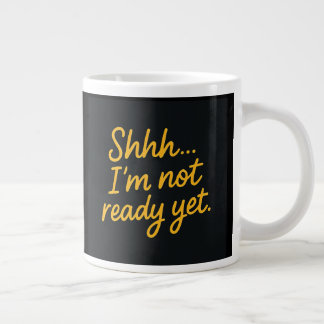Funny Coffee Mug–First I Drink the Coffee Giant Coffee Mug