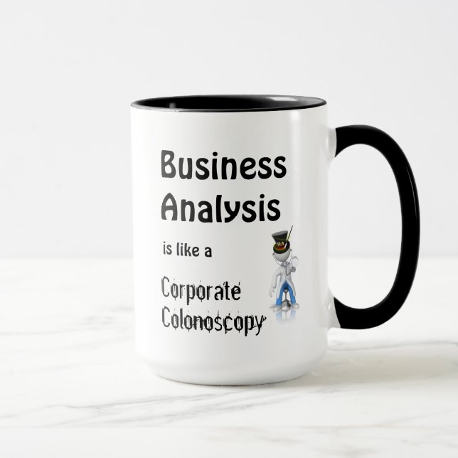 Funny Coffee Mug for Business Analysts (Right)
