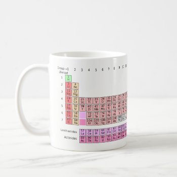 Funny Coffee Mug Gift - Periodic Table by primopeaktees at Zazzle