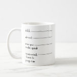 Funny Coffee Mug Gift - You May Speak Now, Poop at Zazzle