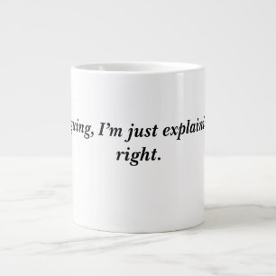 Funny Coffee Mug – Sarcastic Quote for Mornings &