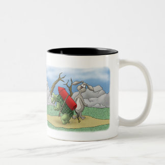 Funny Coffee Mugs: Working Smarter Two-Tone Coffee Mug