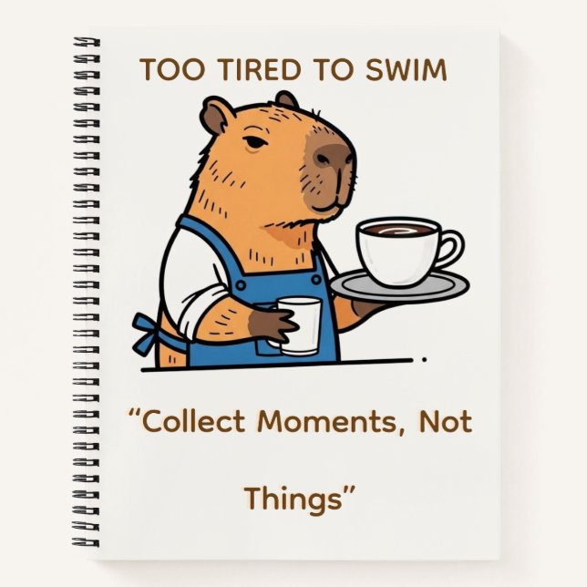 Funny Coffee Notes Book (Front)
