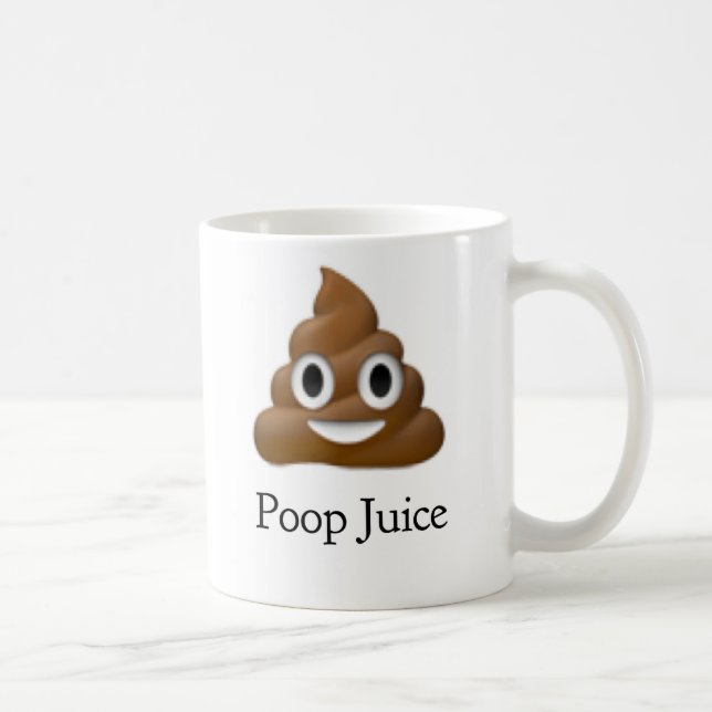 Funny coffee poop juice mug (Right)