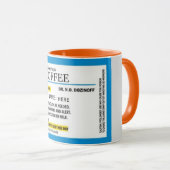 Funny COFFEE Prescription Combo Mug (Front Right)