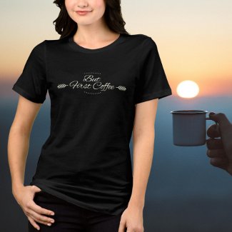 Funny coffee quote  - black