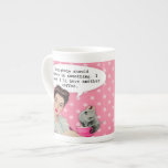 Funny Coffee Quote Bone China Mug