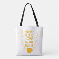 Coffee Addiction Quotes Bags