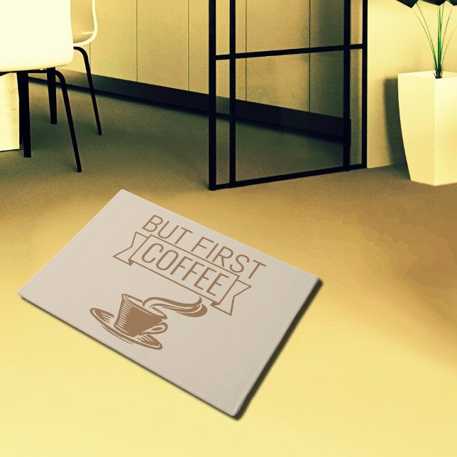 funny coffee quote doormat (Creator Uploaded)