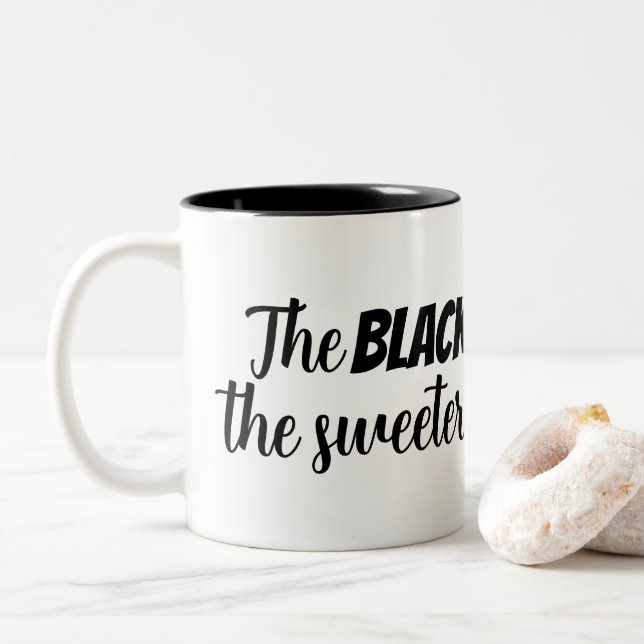 Funny Coffee Quote Mug (With Donut)