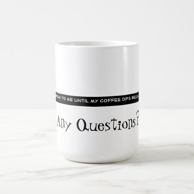 Funny Coffee Quotes I Need Coffee Jokes Mug (Center)