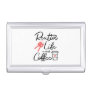 Funny Coffee Real Estate Broker Agent Gift Realtor Business Card Case