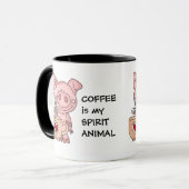 Funny Coffee Spirit Animal Mug (Front Left)