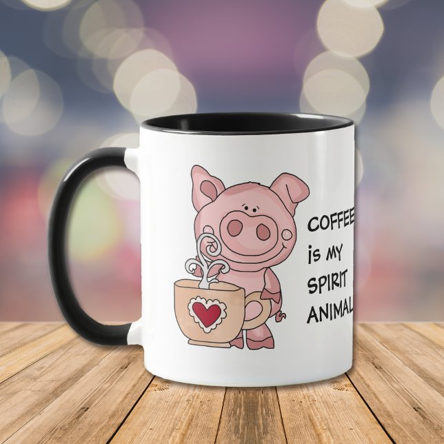 Funny Coffee Spirit Animal Mug