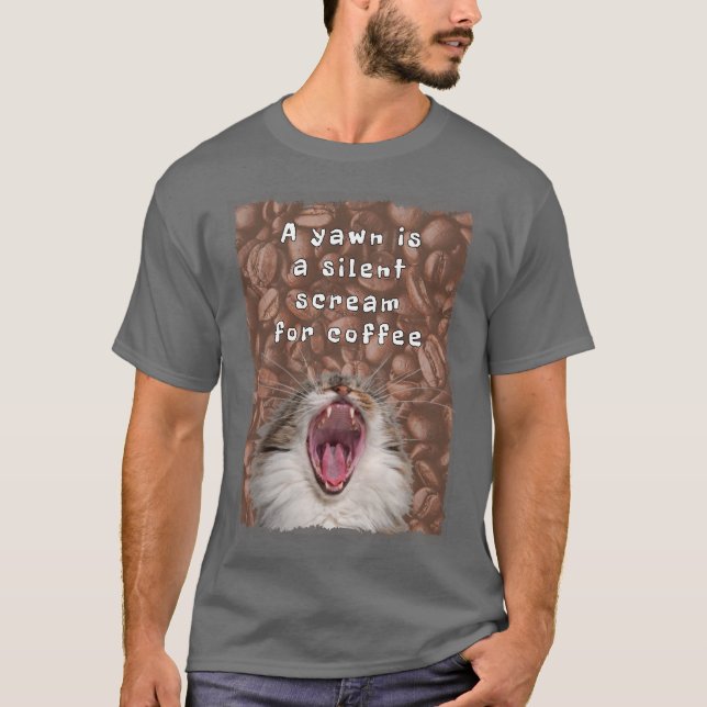 Funny Coffee T Shirt (Front)