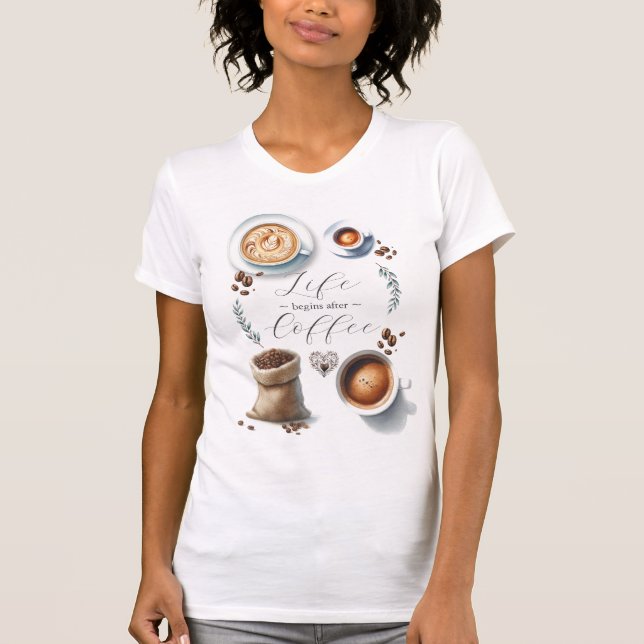 Funny Coffee T-shirt (Front)