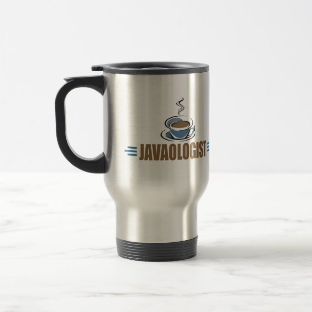 Funny Coffee Travel Mug (Left)