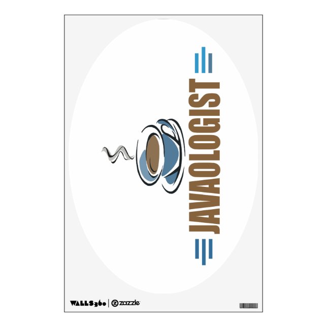 Funny Coffee Wall Sticker (Front)