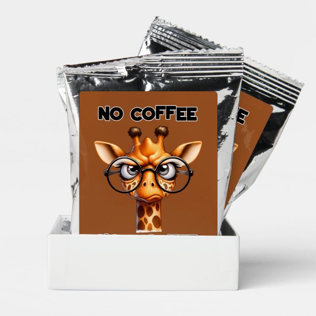 Funny coffee word art  drink mix (Pair)
