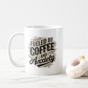 Funny coffee word art sarcasm mug