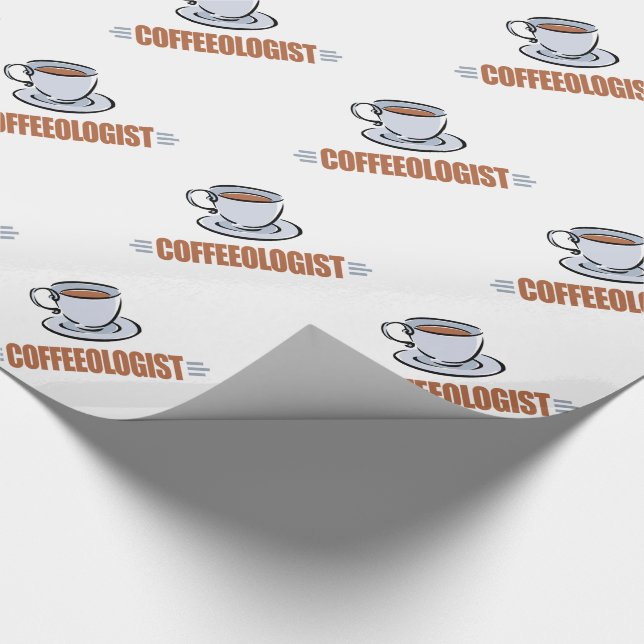 Funny Coffee Wrapping Paper (Corner)