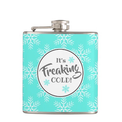 Funny Cold Weather Remedy Hip Flask