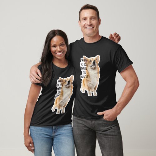 Funny Collage Corgi Meme  T_Shirt