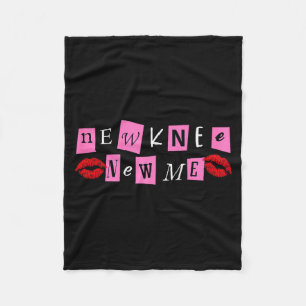 Funny Collage Style New Knee New Me Knee Surgery R Fleece Blanket