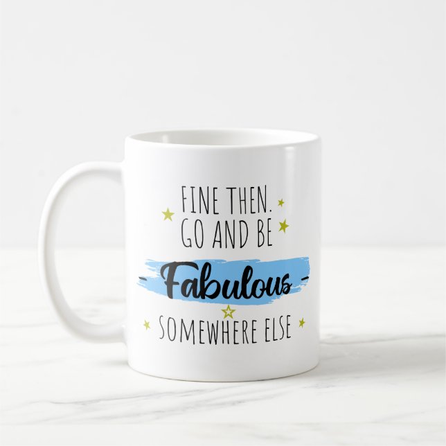 Funny Colleague Leaving, Going Away for Coworker Coffee Mug (Left)