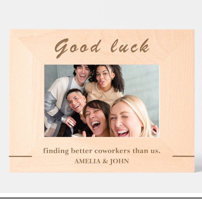 Funny Colleague Quote Custom Wood Picture Frames (Creator Uploaded)