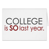 Funny College Grad (Front Horizontal)