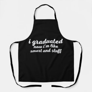 Funny College High School Graduation Gift Apron