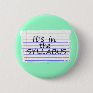 Funny College Professor Button