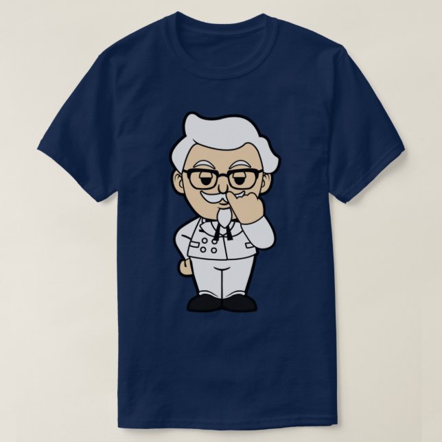 Funny Colonel Sanders T-Shirt (Design Front)