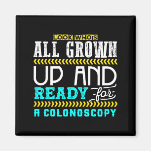Funny Colonoscopy Joke Medical Humor Checkup  Magnet
