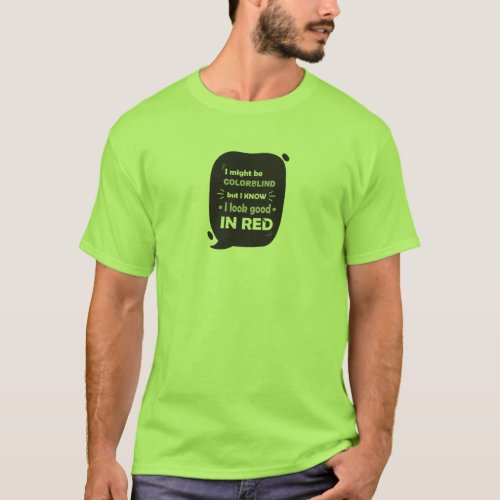 Funny Color Blind T_shirt