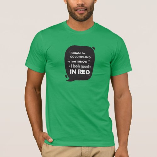 Funny Color Blind T_shirt