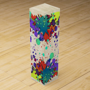 FUNNY COLOR SPLASH I + your ideas Wine Box
