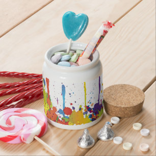 FUNNY COLOR SPLASH II + your backgr. & ideas Candy Jar