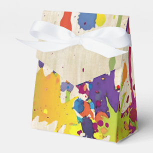 FUNNY COLOR SPLASH II + your backgr. & ideas Favor Boxes