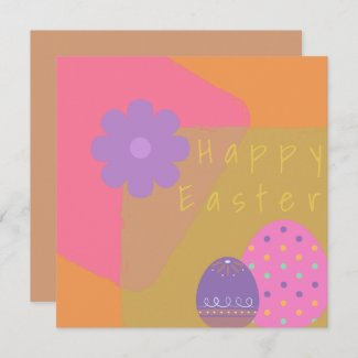 Funny Colorful Abstract Eggs Custom Text