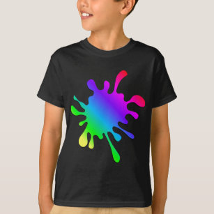 Colorful blobs of paint splatter' Men's T-Shirt