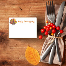 Funny, Colorful Cartoon Thanksgiving Turkey