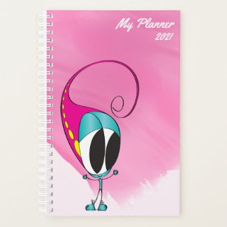 Funny, Colorful, Cute, Cartoon | Add Your Message Planner