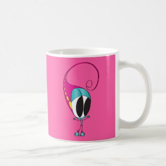 Funny, Colorful, Cute, Cartoon| Add Your Name Coffee Mug