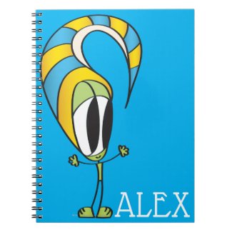 Funny, Colorful, Cute, Cartoon | Add Your Name Not Notebook