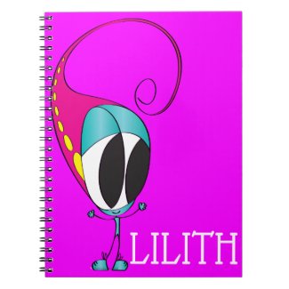 Funny, Colorful, Cute, Cartoon | Add Your Name Notebook